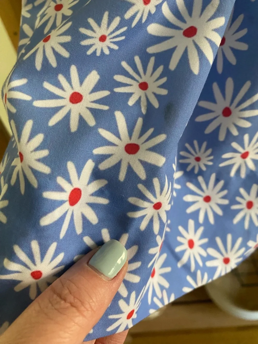 Cecil and Lou Blue Daisy Smocked Tie Shoulders Sun Dress 5t - Picture 12 of 12